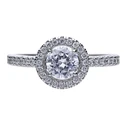 Diamonfire Γυναικείο Δαχτυλίδι από Ασήμι με Ζιργκόν, Μέγεθος 17