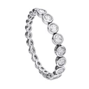 Diamonfire Women's Sterling Silver Ring with Zirconia - Model 6118851082160