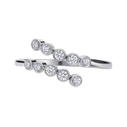 Diamonfire Γυναικείο Δαχτυλίδι με Ζιργκόν από Ασήμι, Μέγεθος 16