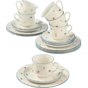 Tragar Porcelain Coffee Cup Set Beige 6 pcs