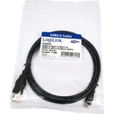 LogiLink USB 2.0 Cable USB-A male to Micro-USB B male, 1.8 m, black (CU0034)