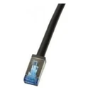 LogiLink Outdoor PE Patch Cable CAT.6A S/FTP 0.5 m Black
