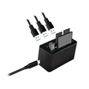 LogiLink USB 3.0 8-Port Hub Mini Docking CR0046 (USB-C host, USB-A ports, Card Reader)
