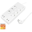 LogiLink Smart Wi‑Fi Power Strip 6 Sockets + 4x USB-A, 1.8 m, White (Model SH0105)