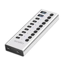 LogiLink Hub 10 Θύρων USB 3.2 με σύνδεση USB-C Ασήμι