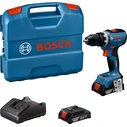 Bosch GSR 18V-65 Δραπανοκατσάβιδο Μπαταρίας Brushless 18V 2x2.0Ah + GAL18V-20 L-Case
