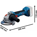 Bosch GWS 18V-8 Professional - Ασύρματος Γωνιακός Τροχός 18V (2x 5,0Ah, σε L‑BOXX)