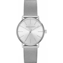 Armani Exchange Γυναικείο Ρολόι 36 mm AX5535 - Ασημί Ανοξείδωτο Μπρασελέ Milanese