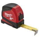 Milwaukee C8/25 Μετροταινία 8m x 25mm με Αυτόματη Επαναφορά και Μαγνήτη