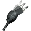 Milwaukee Knuckle 1/4" Hex Right-Angle Bit Holder with 10 Bits