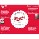 Milwaukee S190x30/24z Wood Cutting Blade 4932471300