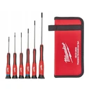 Milwaukee Precision Screwdriver Set with 6 Interchangeable Bits (4932471869)