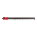 Milwaukee Carbide Drill Bit 5x50mm with Cylindrical Shank for Glass, Tiles and Building Materials - 4932471957