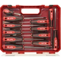 Milwaukee 12-Piece Magnetic Screwdriver Set with 12 Interchangeable Bits (Model 4932472003)