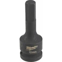 Milwaukee Long Air Impact Socket 1/2'' Drive with Allen Bit H12 (4932478067)