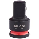 Milwaukee Adapter 1/4'' & 3/8'' Female to 1/2'' Male - 4932480300