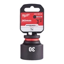 Milwaukee Shockwave Hex Impact Socket 1/2" Drive 30 mm (4932480324)