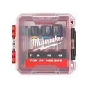 Milwaukee Shockwave Magnetic Hex Socket Set 4pc - 4932492445