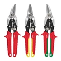 Milwaukee Tin Snips / Shears Set (Left / Straight / Right) 4932499020