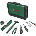 Bosch 1600A02BY6 - Powertools Universal Hand Tool Set, 25-piece (green, with tool pouch)