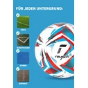 Reusch Attrakt Infinity Football (Soccer) Ball 5554002-1617 White-Blue-Red Size 5