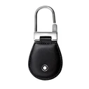 MontBlanc Leather Key Ring MB130072 Black (4 x 0.5 x 8 cm)
