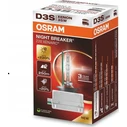 Osram Λάμπες Αυτοκινήτου Xenarc Night Breaker 220 D3S Xenon Λευκό 12-24V 35W 2τμχ 66340XN2-2HB
