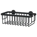 Tesa Moon Shower Basket (wall-mounted, adhesive) - Black