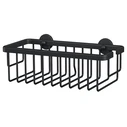 Tesa Moon Shower Basket (wall-mounted, adhesive) - Black