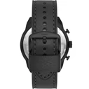 Fossil Ανδρικό Ρολόι Bronson FS5874 50mm Μαύρο Δερμάτινο Λουράκι