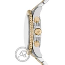 Emporio Armani Men's Diver Quartz Watch AR11586 — 43 mm, Green Dial, Two-tone Stainless Steel Bracelet (Gold/Silver)