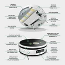 Karcher RVF 7 Robot Vacuum with LiDAR Mapping & 13000 Pa Suction (White)