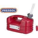 Pressol Plastic Fuel Container with Extension Tube, 5 L, Red, Model 21131