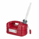 Pressol Plastic Fuel Container with Extension Tube, 5 L, Red, Model 21131