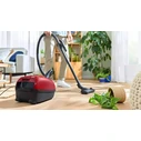Bosch Ηλεκτρική Σκούπα 600W με Σακούλα 4lt Κόκκινη (BGB38RD2) (BSHBGB38RD2)