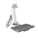 Sit-Stand Workstation με τοίχο για οθόνη έως 24" Icy Box IB-MS600-W