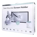 Icy Box IB-MS504-T Dual Monitor Desk Mount for 2 Monitors up to 81 cm (32"), 9 kg per monitor