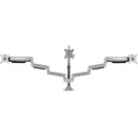 ICY BOX IB-MS505-TI Monitor Stand with Desk Clamp for Three Monitors up to 32"