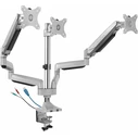 ICY BOX IB-MS505-TI Monitor Stand with Desk Clamp for Three Monitors up to 32"