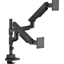 Βάση Οθονών Icy Box IB-MS702-T για 2 οθόνες έως 57" / 27 kg — Τοποθέτηση σε γραφείο