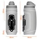 Fidlock Twist Bottle 590 + Bike Base (clear / black)