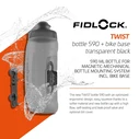 Fidlock Twist Bottle 590 + Bike Base (clear / black)