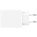 4Smarts PDPlug Slim Dual 65W GaN Διπλός Φορτιστής USB-C (2x USB-C) - Λευκό