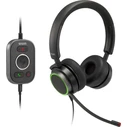 SNOM A330D Binaural Headband VoIP Headset