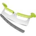 KozyGear Mezzaluna κόπτης πίτσας με διπλή προστατευτική λαβή