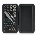 PCWork Precision Ratchet Set with 30 Bits and Magnetic Carry Case