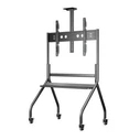 Κινητή Βάση Τηλεόρασης Onkron TS2080-B 60-120" Μαύρη, Ρυθμιζόμενο Ύψος με Ροδάκια