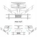 Onkron M6L-W TV Wall Mount Bracket for 40-75" - White