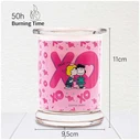 Peanuts Snoopy and Woodstock Scented Candle Xoxo in Pink Jar 250g