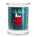 Relaxdays Christmas Candle - Brown - 11.5 x 9.5 cm (Peanuts)